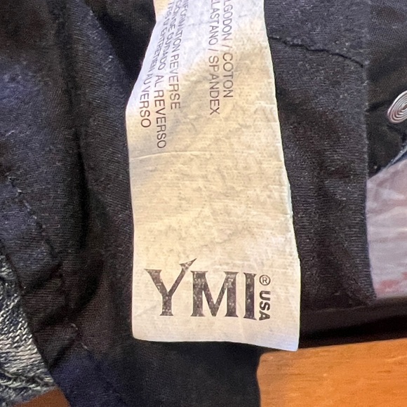 37. YMI Women's Luxe Bella Wide leg, Hise Rise Jeans, Sz. 5/27, Worn once, EUC - Picture 12 of 14